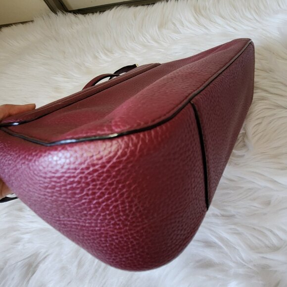 *** SOLD *** KATE SPADE PEBBLE LEATHER DUAL STRAP BAG - Picture 12 of 12